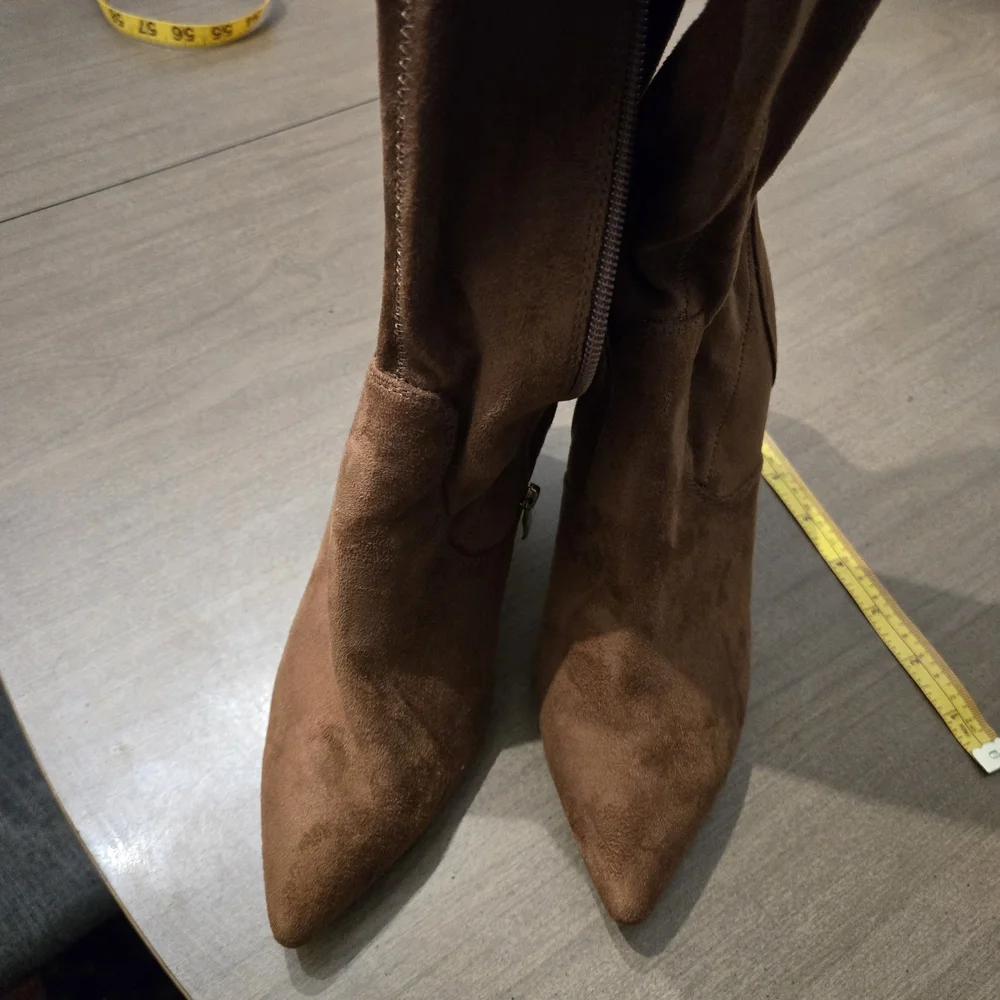 Dream Pairs Brown Over-the-Knee Boots